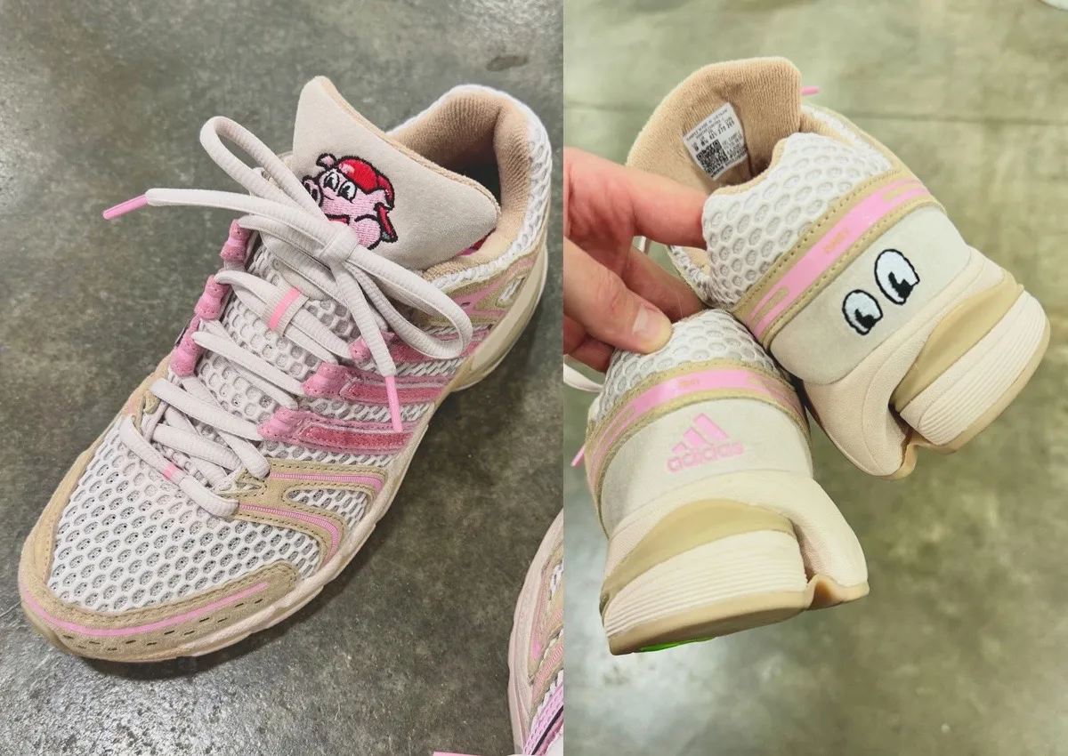 UnheardOf x adidas Piggy Runner “Porkchop” Sample Revealed By Philip Lipschutz
