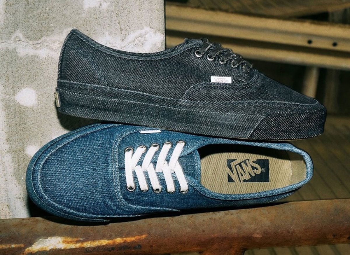 Vans Authentic 44 Gets A Full Denim Makeover In Blue And Black