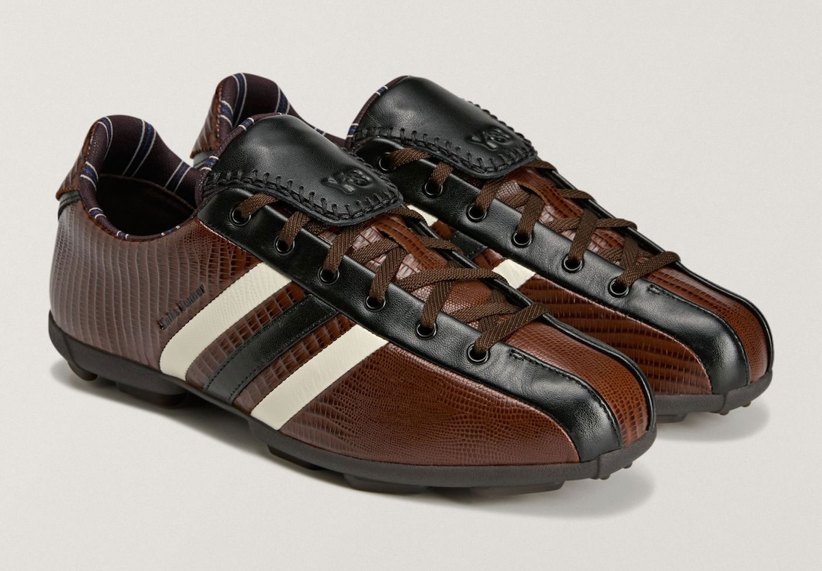 Wales Bonner x adidas Y-3 Field Lizzard Debuts In Reptile-Textured Brown Leather