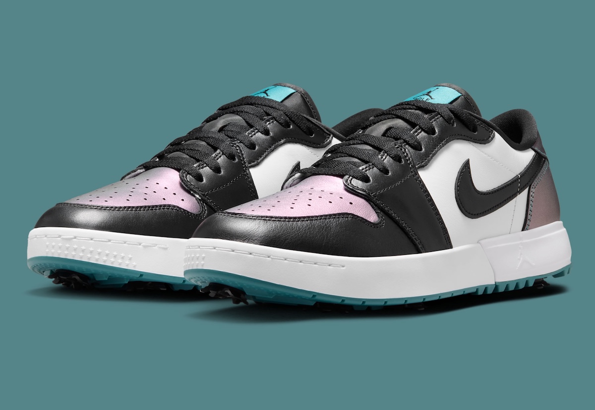 Air Jordan 1 Low Golf “Chameleon” Returns With Iridescent Mineral Teal