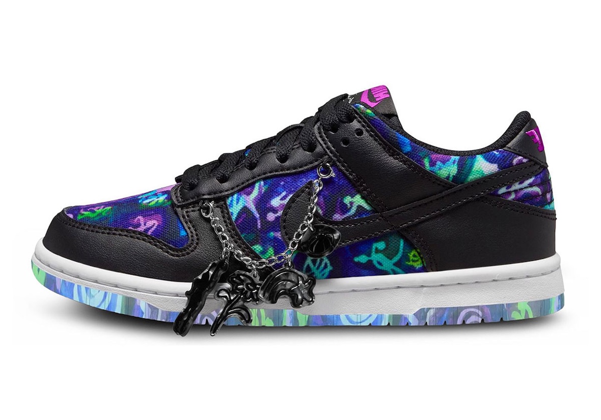 Andrea Bergart x Nike Dunk Low Features Colorful Graphics and Metallic Charms
