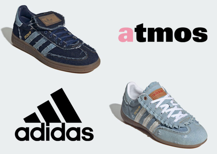 atmos Pink x adidas Handball Spezial Denim Pack Releases June 12th