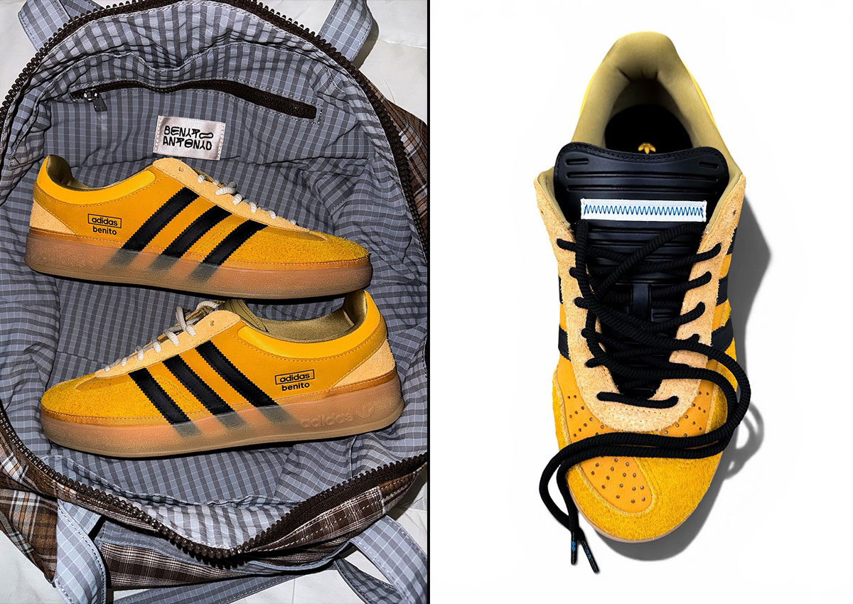 Bad Bunny x adidas Gazelle Indoor “Solar Gold” Releases October 2026