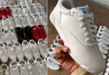 First Look at the CELINE x Reebok Freestyle Collection