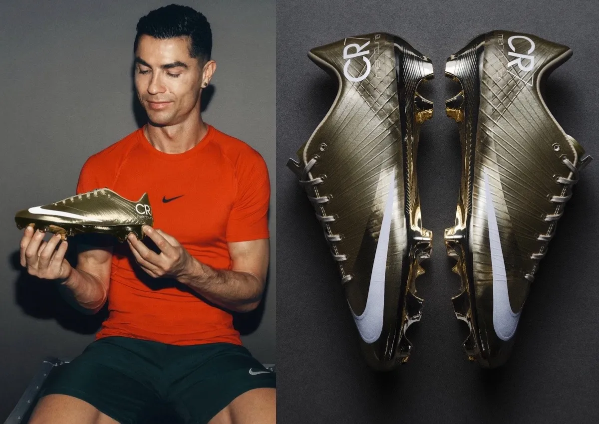 Cristiano Ronaldo x Nike Mercurial Superfly 1 RGN “Metallic Gold” Releases June 24th