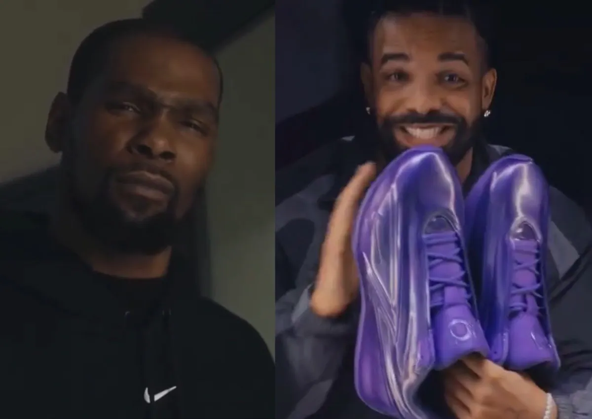 Drake and Kevin Durant Promote Nike KD 19 “Purple Candies”