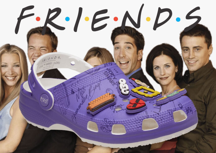 Friends x Crocs Classic Clog Available Now With Sitcom-Inspired Jibbitz
