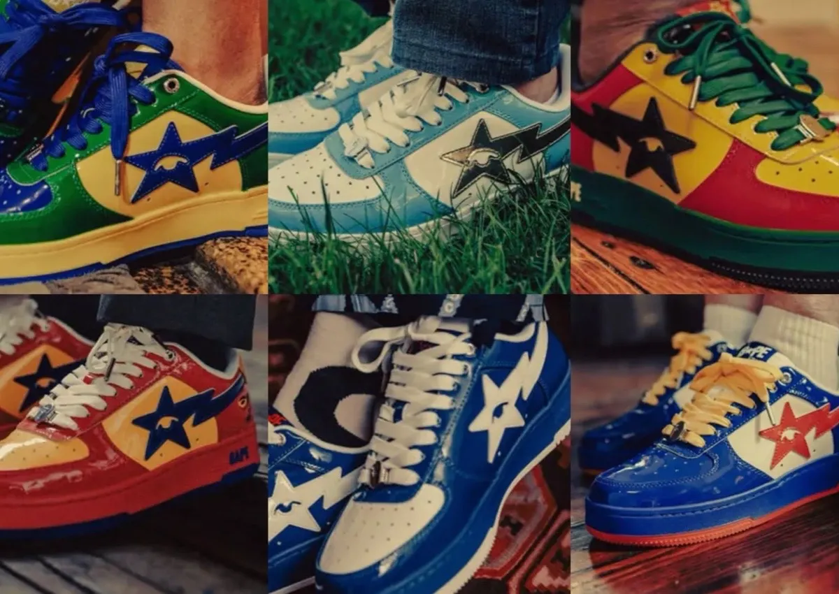 KidSuper Releasing 48 BAPE STA Colorways For The 2026 World Cup