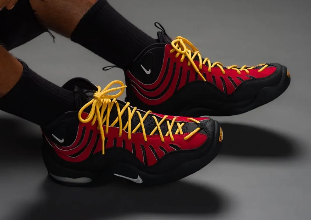Nike Air Bakin OG Varsity Red Drops September 2026 - detail view 1