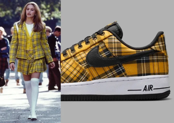 This Nike Air Force 1 Low Brings Cher Horowitz’s Yellow Plaid Look To Life