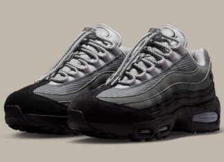 Nike Air Max 95 SE “Black/Light Smoke Grey” Adds Toggle Laces