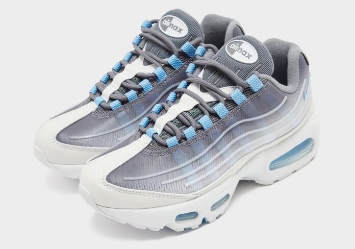 Nike Air Max 95 Tech “Smoke Grey/Football Blue” Adds Cool-Toned Layers