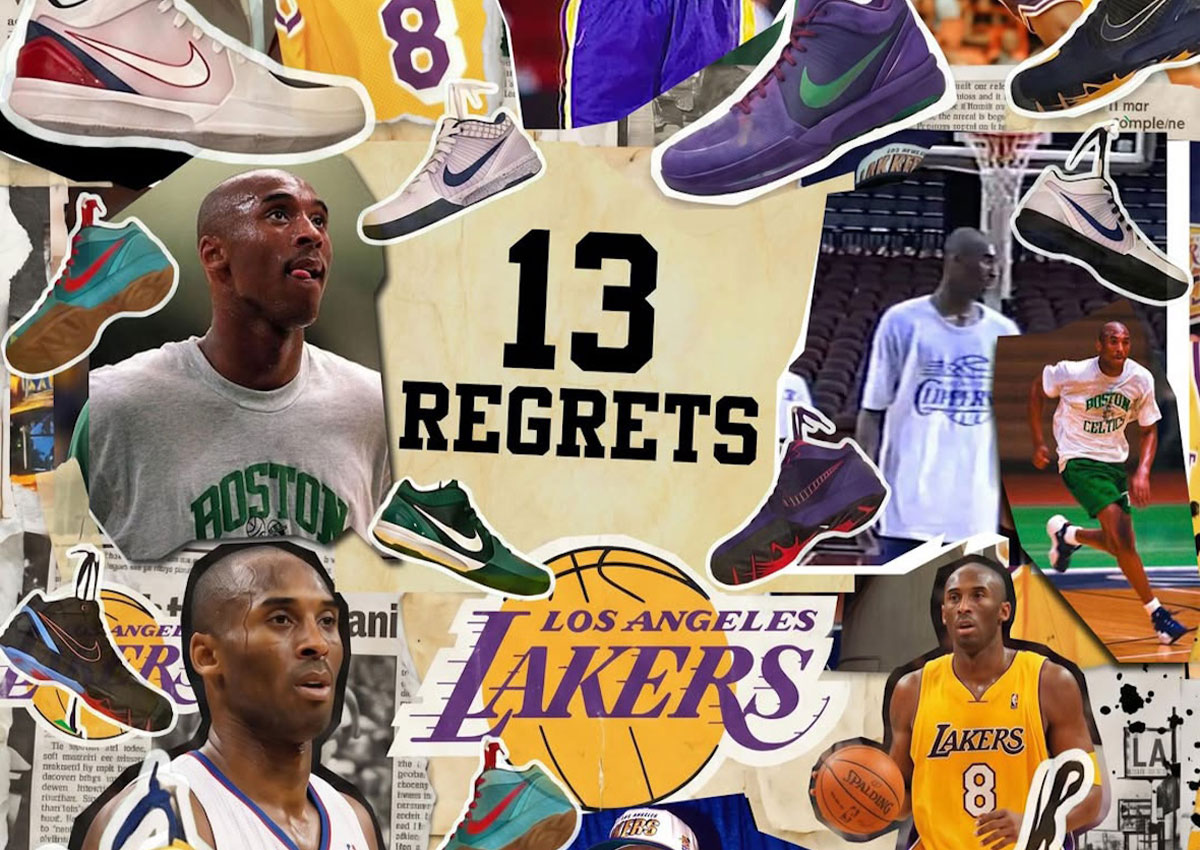 Nike Kobe “13 Regrets” Pack Honors Teams That Passed On Kobe Bryant