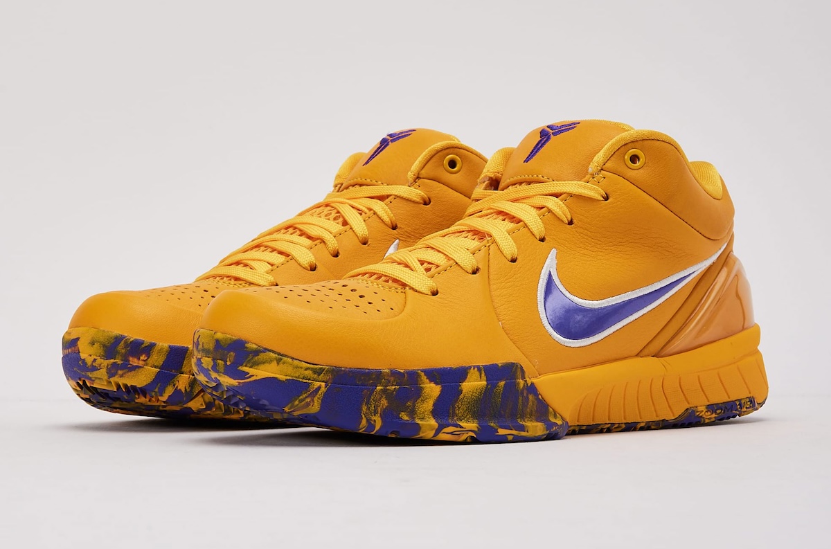 Kids’ Nike Kobe 4 “Draft Day Lakers” Gets A Standard Release
