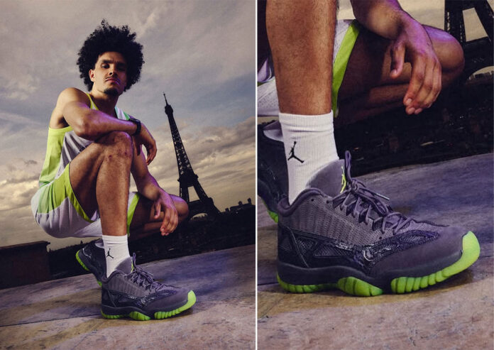 First Look At The Quai 54 x Air Jordan 11 Low IE “Gunsmoke”