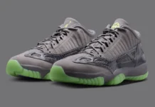 Official Photos of the Quai 54 x Air Jordan 11 Low IE “Gunsmoke”