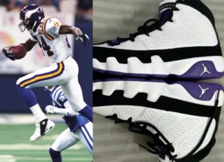 Randy Moss’ Air Jordan 9 “Super Freak” Releases Super Bowl Weekend 2027