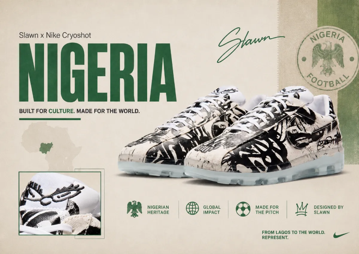 Slawn x Nike Cryoshot “Nigeria” Releases June 16th