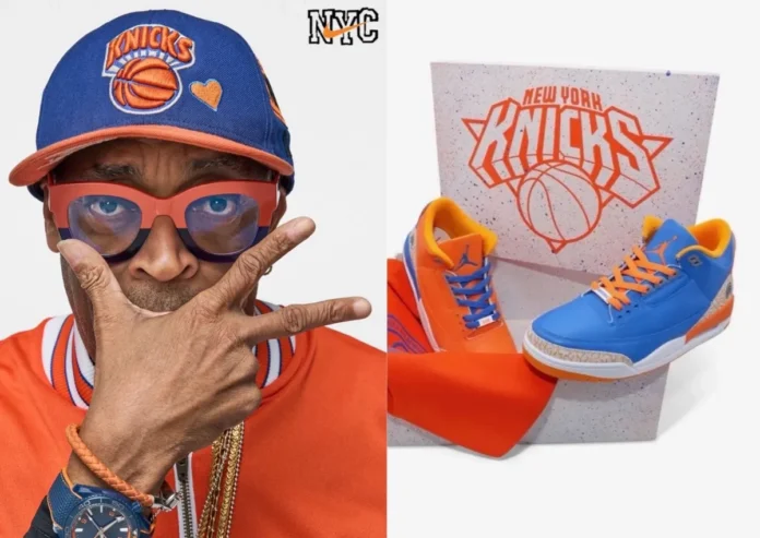 Spike Lee Receives Air Jordan 3 “Knicks” PE For Game 3 Of NBA Finals