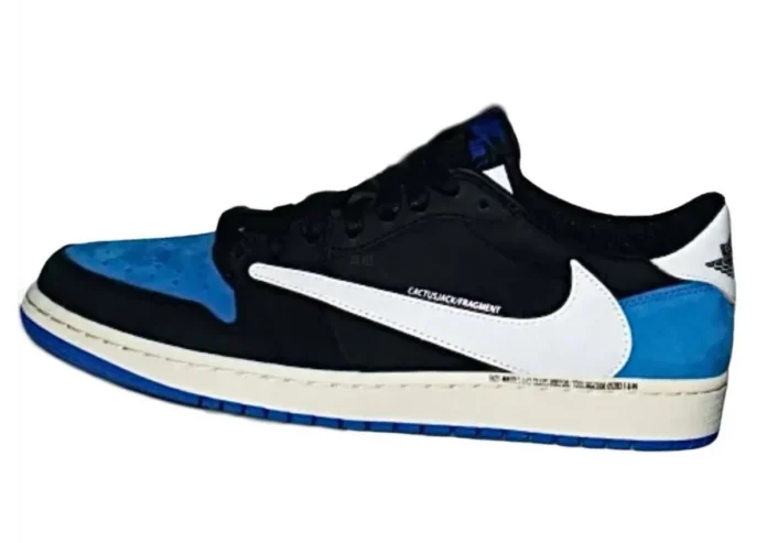 Travis Scott x Fragment x Air Jordan 1 Low Looksee Sample Surfaces