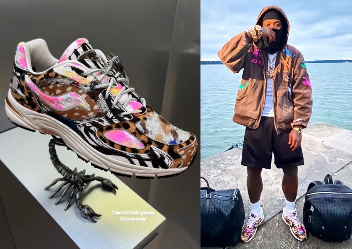 Better Look At Westside Gunn’s Saucony Grid Jazz 9 “Awesome Gods”
