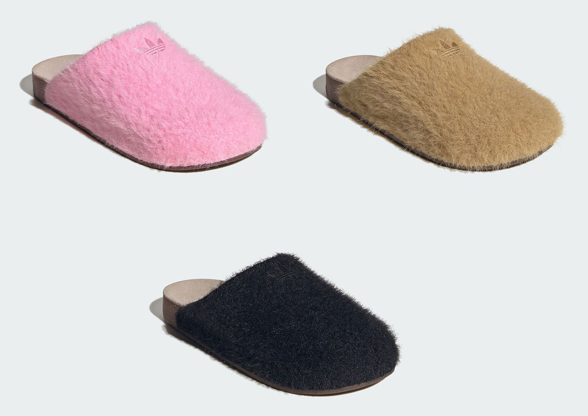 adidas adiMule Slides Get Fuzzy For Fall 2026