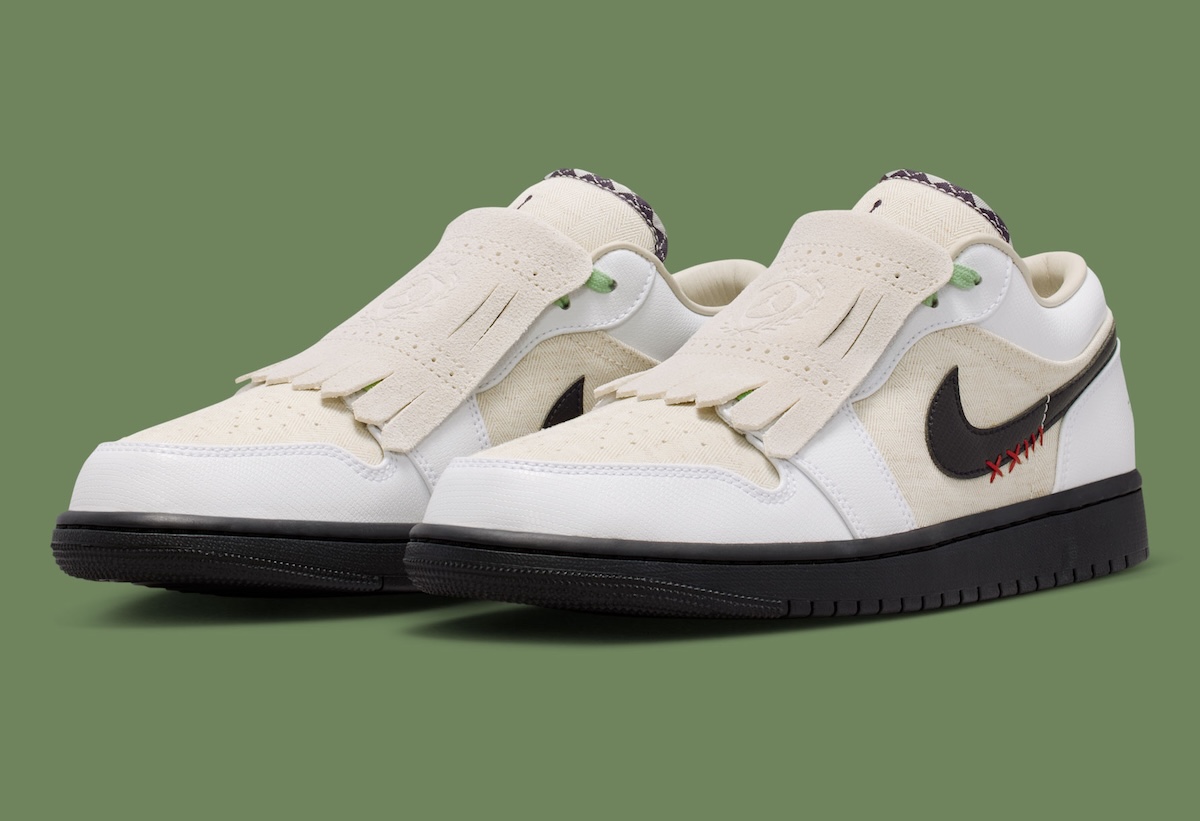 Air Jordan 1 Low “Golf Shroud” Comes With Removable Kilties