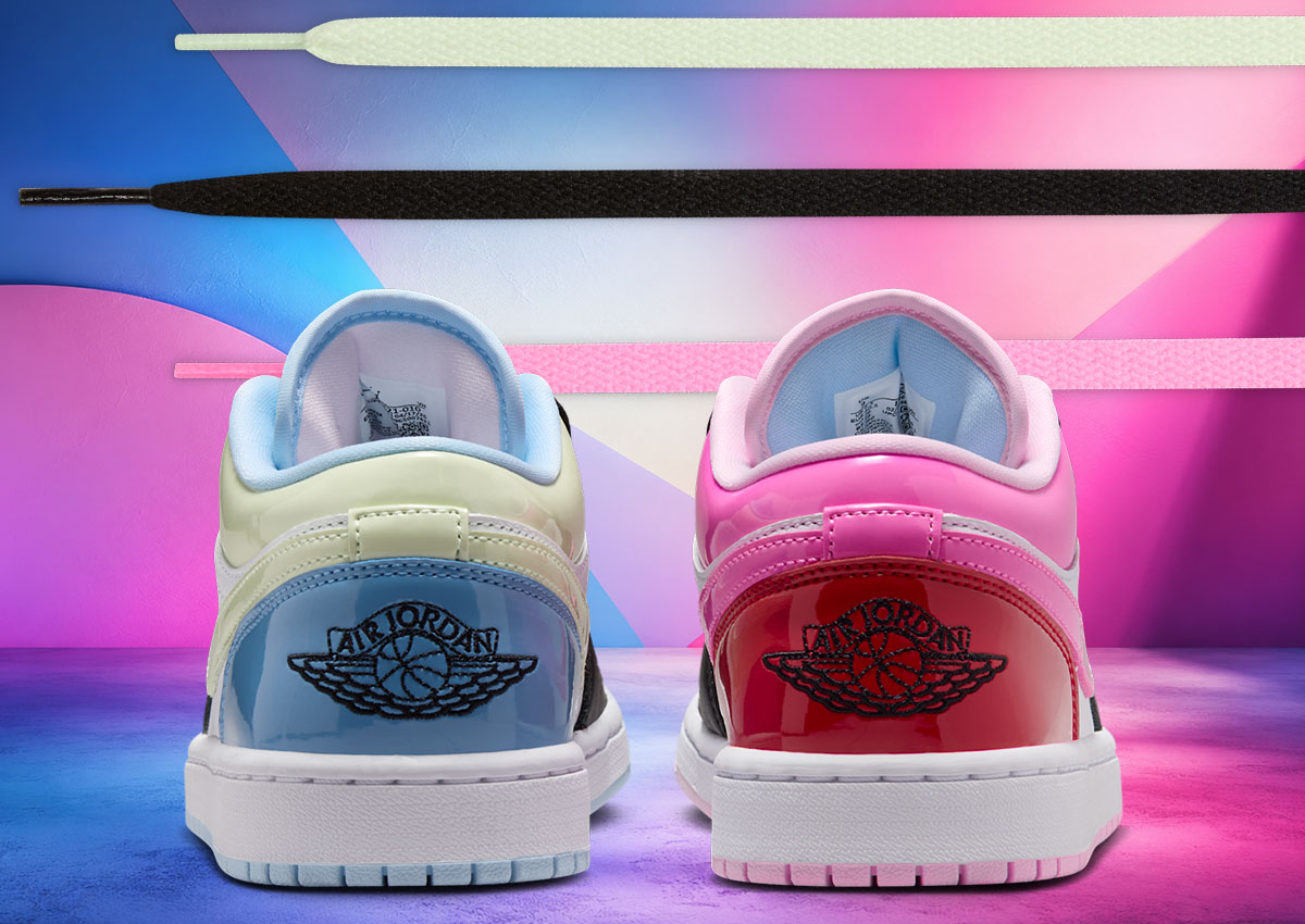 Air Jordan 1 Low Adds Mismatched Pastel Patent Leather