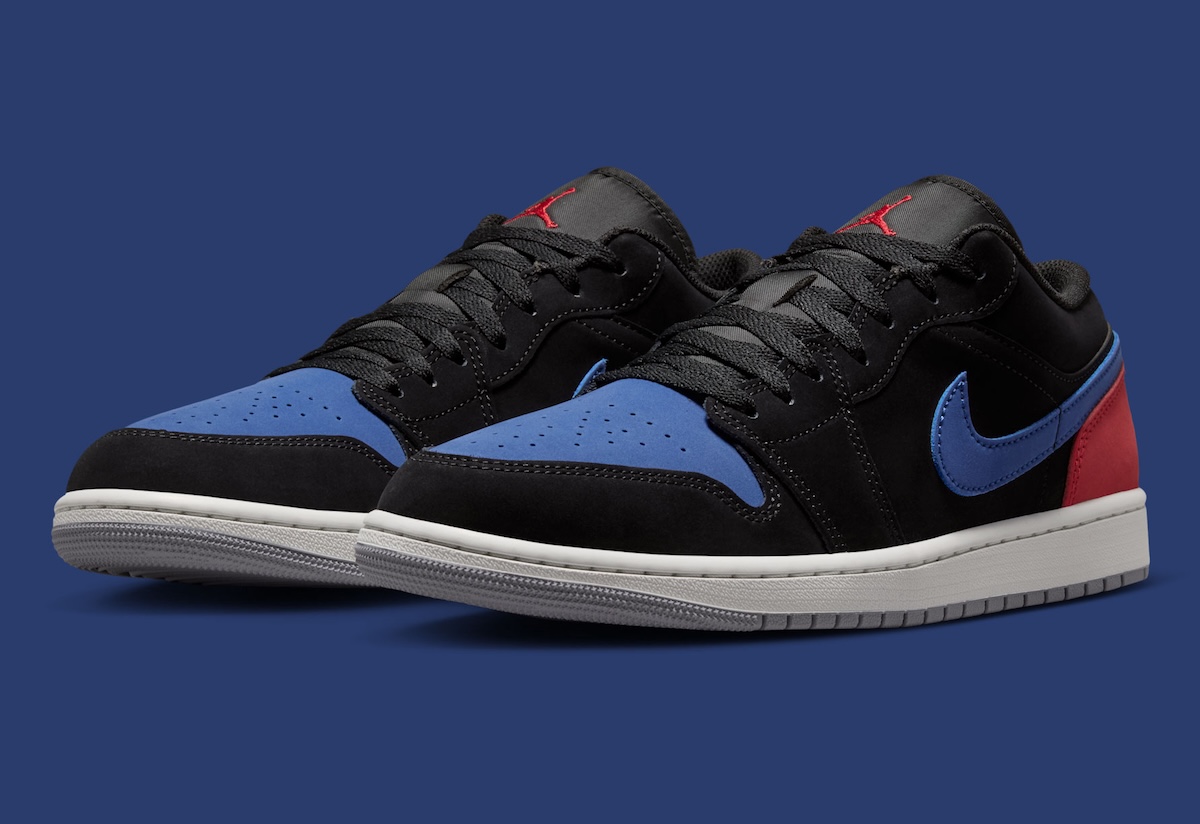 Air Jordan 1 Low Mixes Royal and Chicago Colors