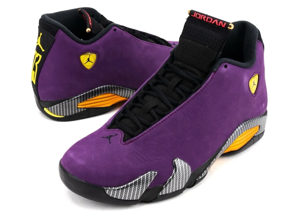 Detailed Look at the Air Jordan 14 “Purple Ferrari” PE