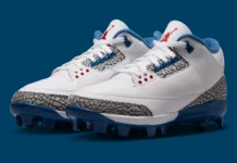 Air Jordan 3 MCS “True Blue” Baseball Cleats Releases July 14th
