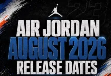 Air Jordan August 2026 Release Dates