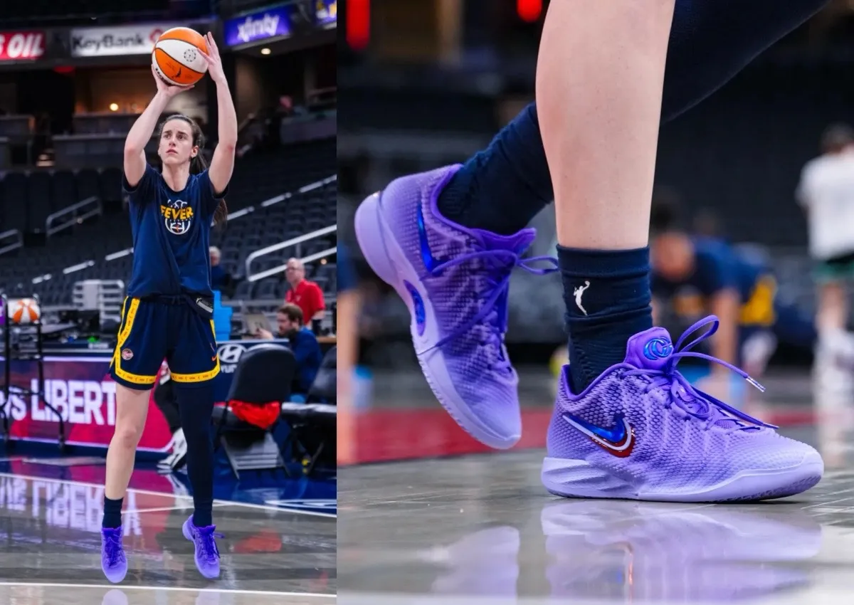 Caitlin Clark Debuts “Purple” Nike Caitlin 1