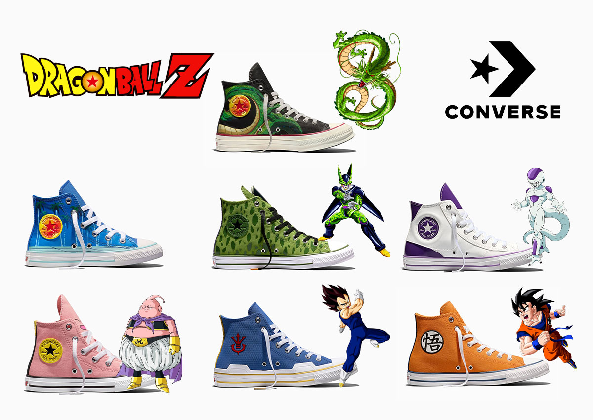 Dragon Ball Z x Converse Chuck 70 Releases July 23rd With Seven Character-Inspired Sneakers