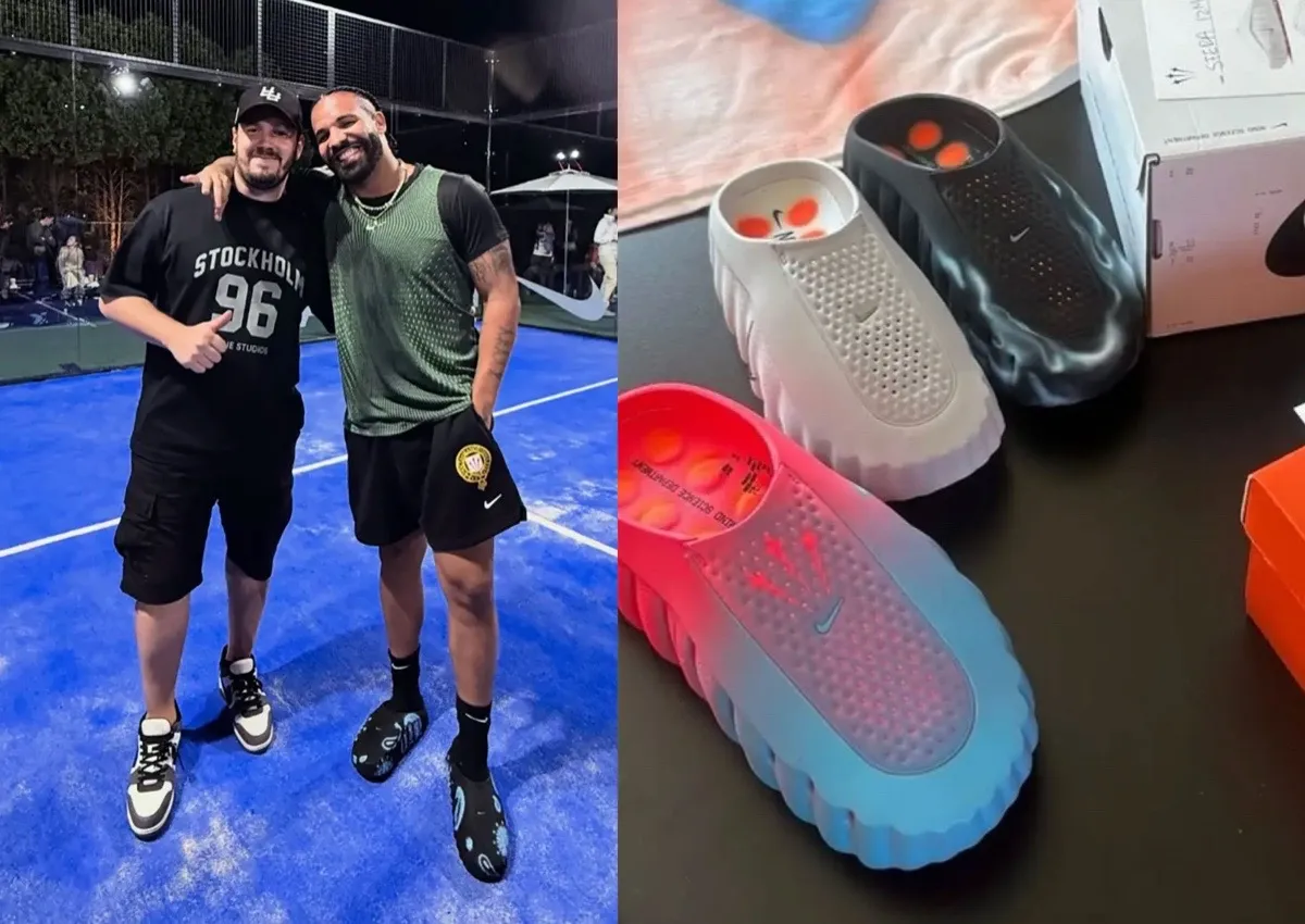 Drake Debuts Custom Nike Mind 001 at NOCTA Manor