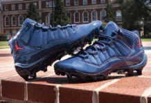Howard Bison Reveals Air Jordan 11 Football Cleats PE