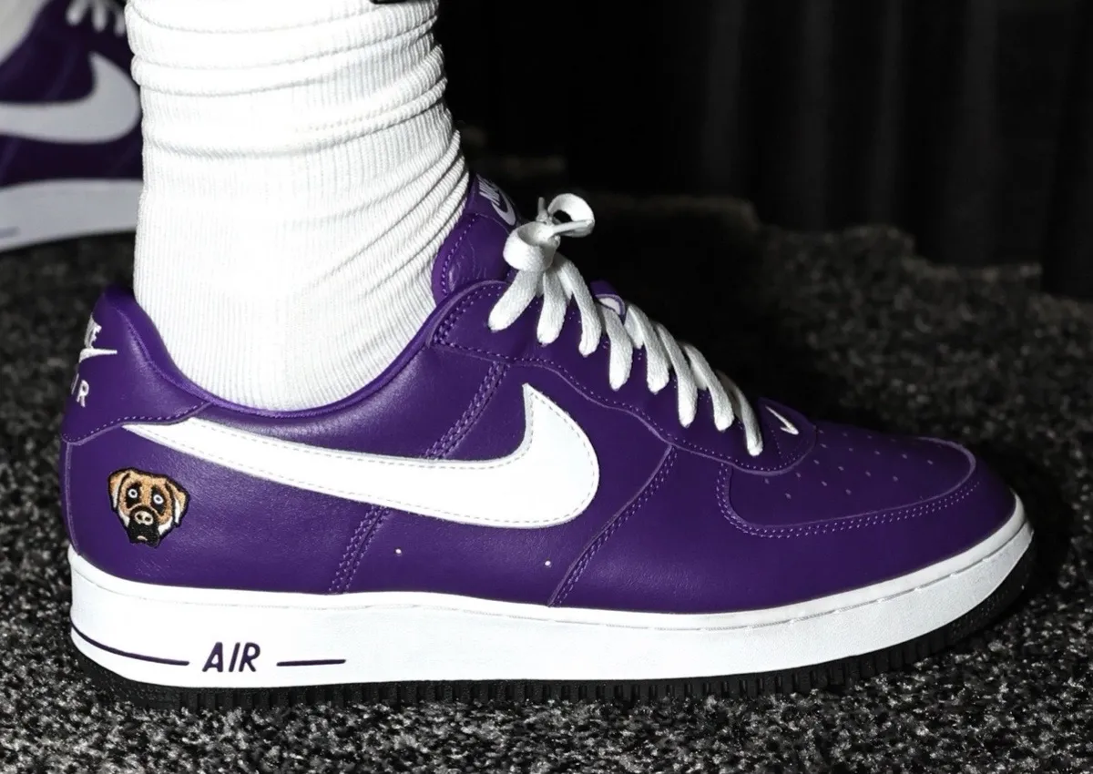 LeBron James Debuts Victor Victor x Nike Air Force 1 ’01 “Court Purple”