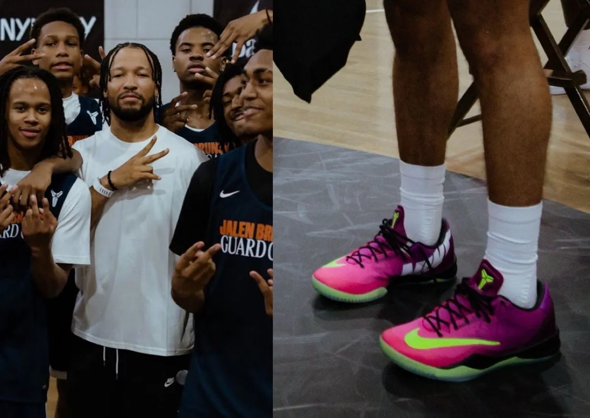 Jalen Brunson Debuts The Nike Kobe 8 Protro “Mambacurial” at NY vs. NY Camp