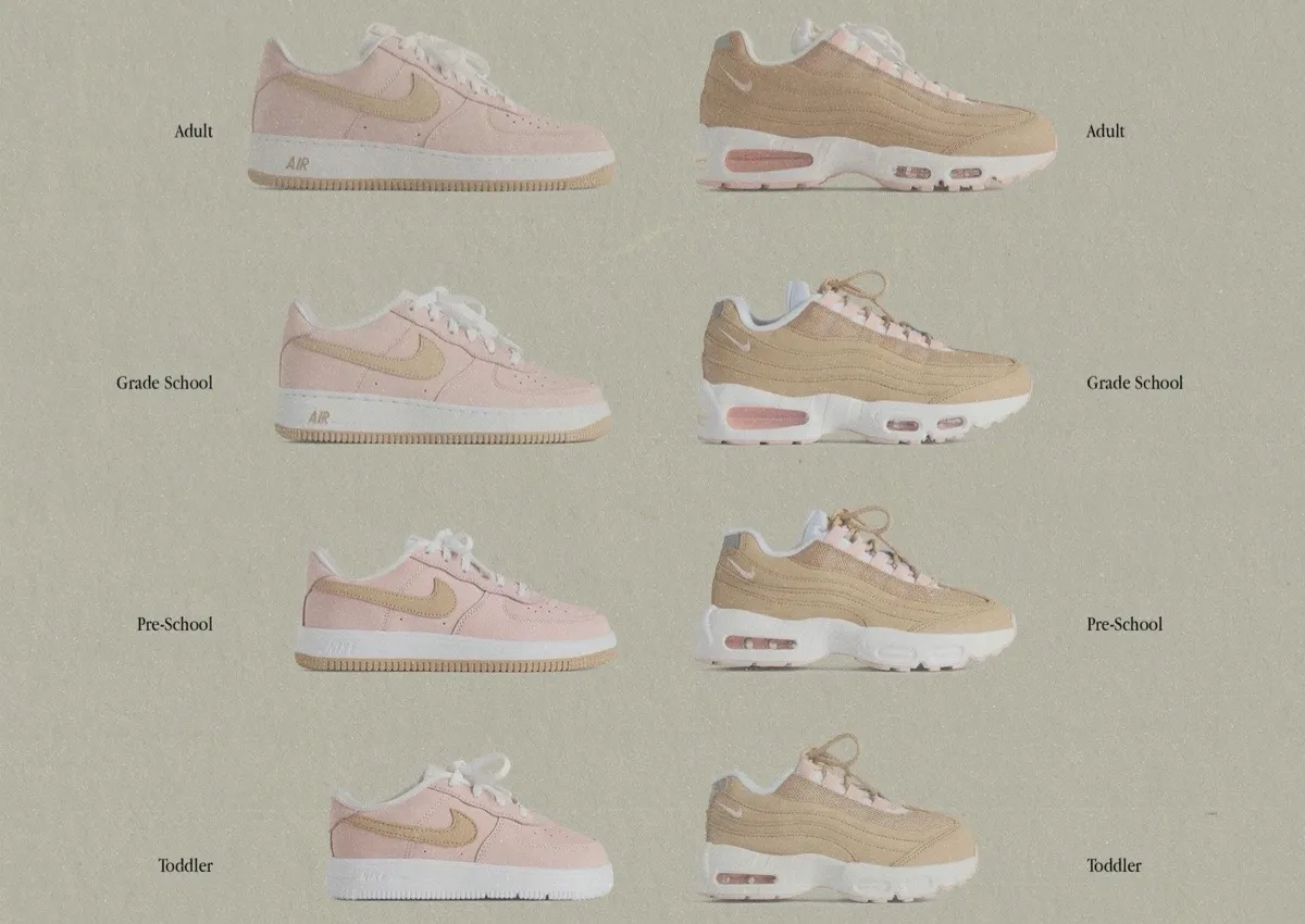 Kith Announces “Linen” Air Force 1 and Air Max 95 Collection