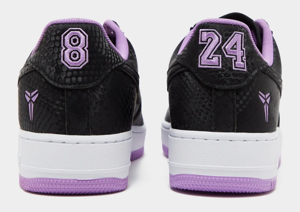 Kobe Bryant x Nike Air Force 1 Low “Black/Purple Stardust” Releases Fall 2026