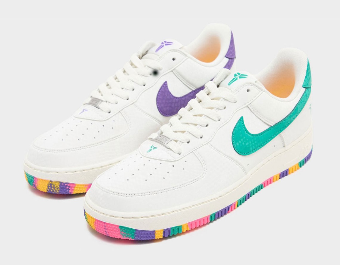 This Kobe Bryant x Nike Air Force 1 Low Comes With Confetti-Like Outsoles