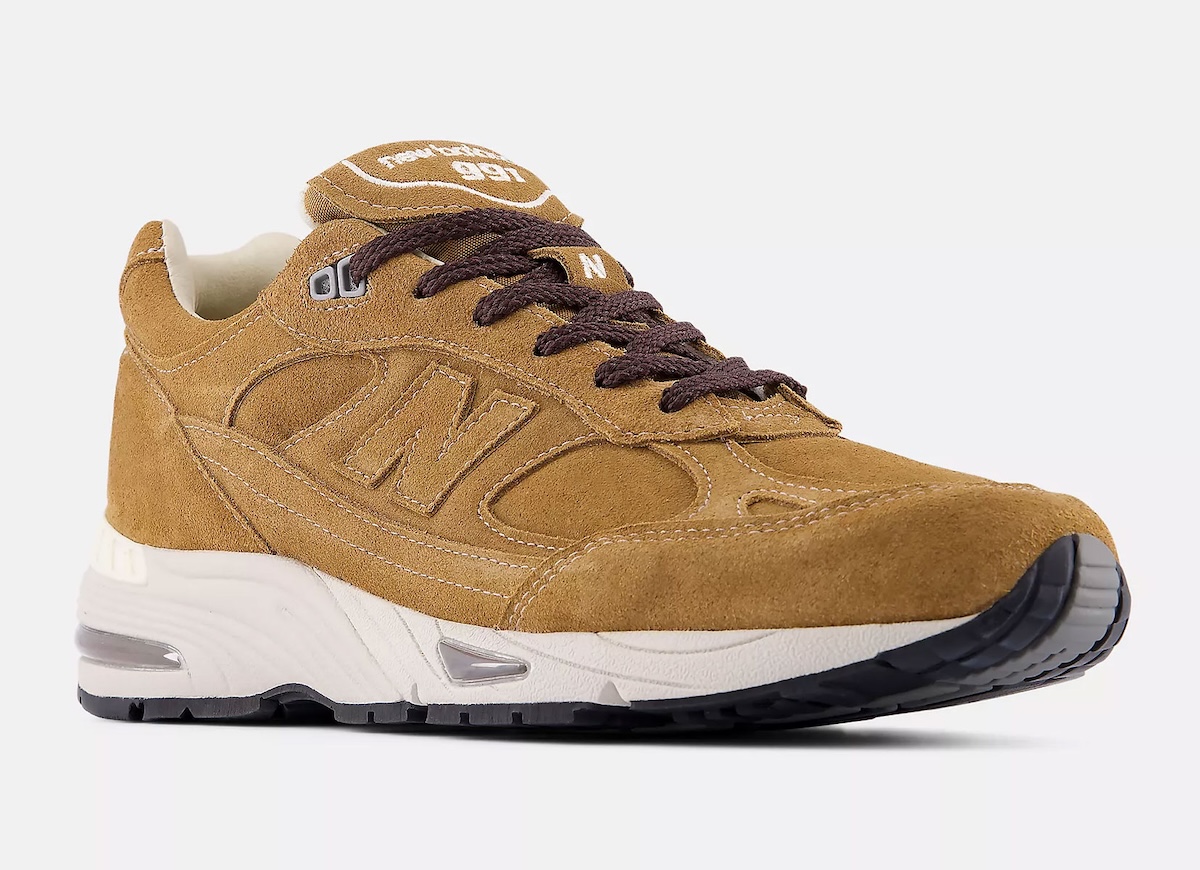 New Balance 991v1 Luxe Suede Gets A Premium Tan Makeover