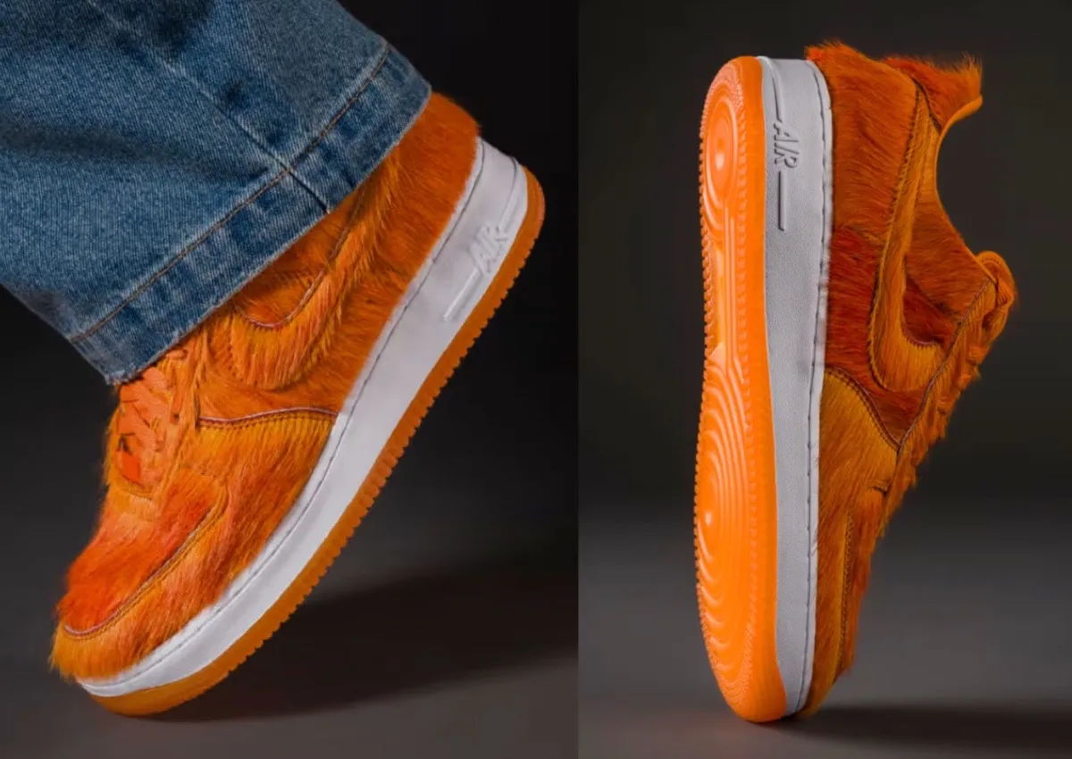 Nike Reveals The “Horse of a Different Color” Air Force 1 in Orange Pony Hair