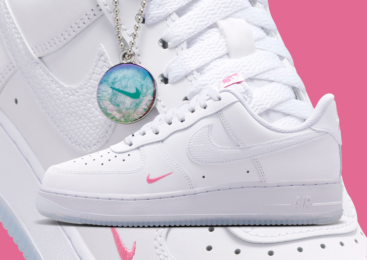 Nike Air Force 1 Low “White Lotus” Features Safari Laces and Icy Soles