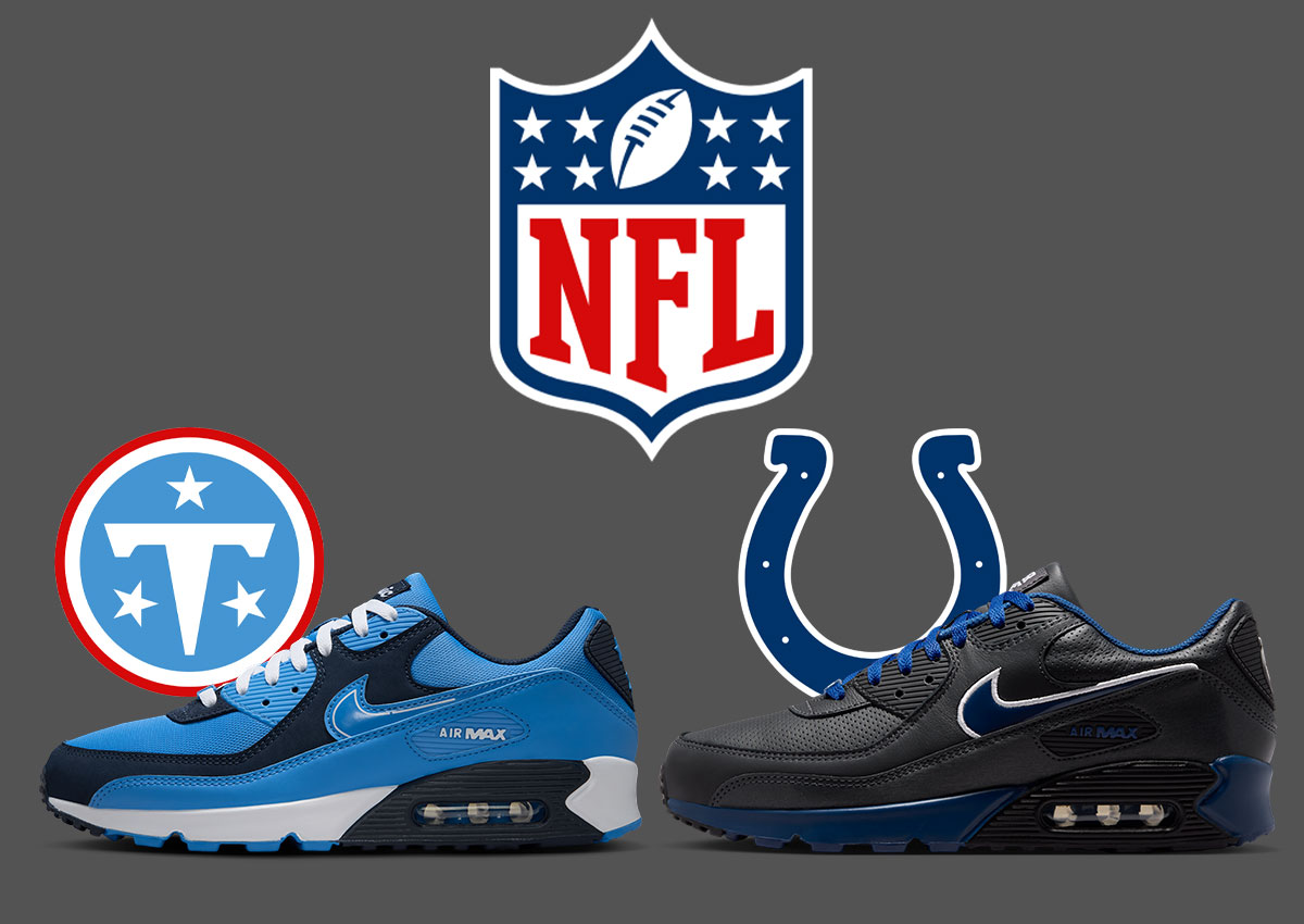 Nike Air Max 90 NFL Rivalries Pack Adds 8 Team Colorways