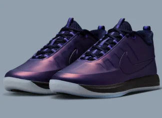 Official Photos of the Nike Book 2 “Eggplant Foamposite”