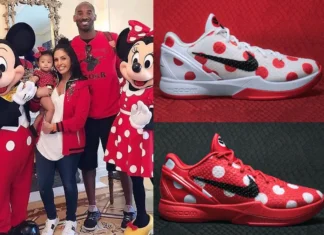 Nike Kobe 6 Protro “Polka Dot” Inspired By Mickey And Minnie Mouse