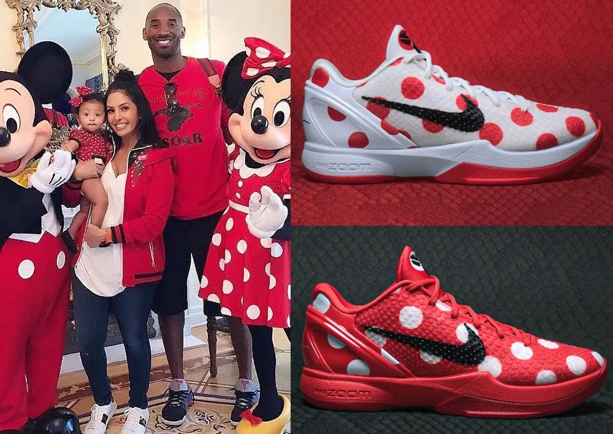 Nike Kobe 6 Protro “Polka Dot” Inspired By Mickey And Minnie Mouse