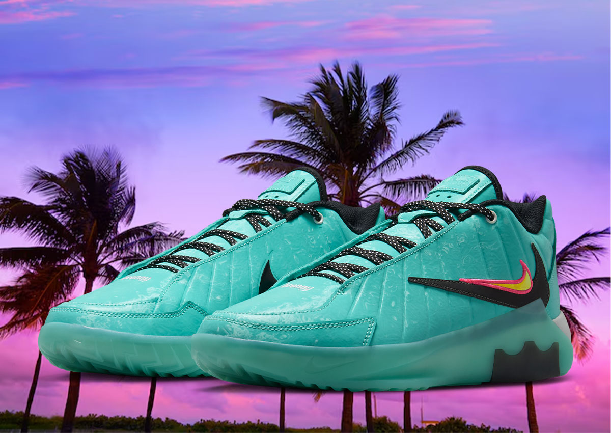 Bronny James’ Nike LeBron Witness 9 Channels The Iconic “South Beach” Look