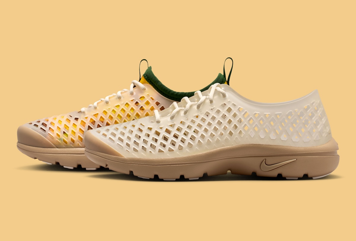 Nike Rejuven8 Run Sunflower with removable translucent cage and full floral print upper - detail view 3